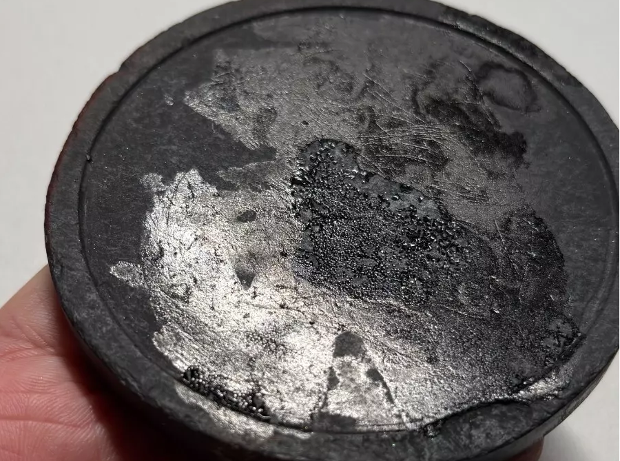 19th C Qing Dynasty inkstone | small handheld inkstone