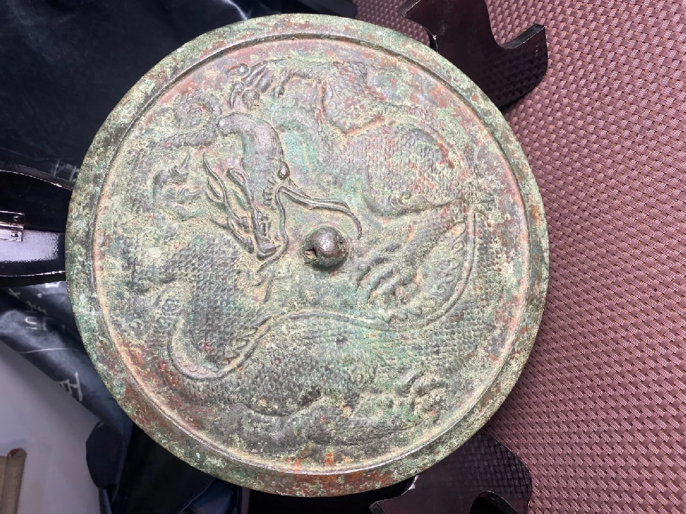 Chinese Warring States or Han Dynasty bronze mirror | Chinese antique mirror